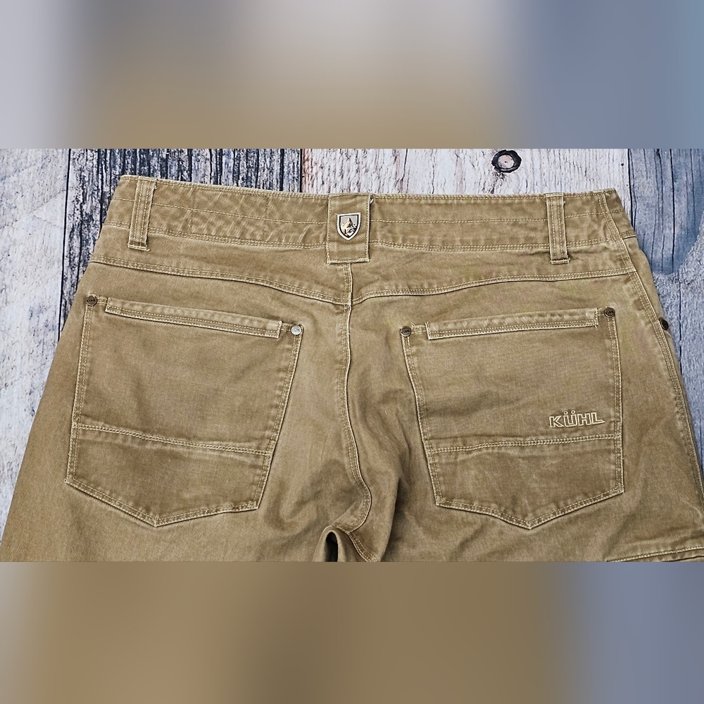Kuhl Ryder Vintage Patina Dye Pants Men's Size 34x30 Canvas Hiking Adventure - Picture 12 of 14